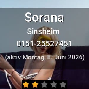 Escort Sorana in Sinsheim