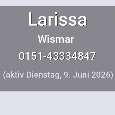 Escort Larissa in Schwerin