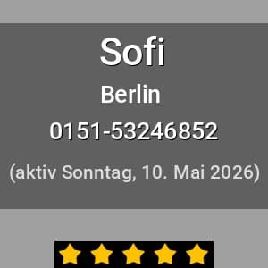 Escort Sofi in Berlin