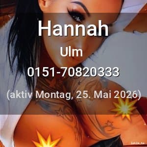 Escort Hannah in Ulm