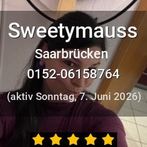 Escort Sweetymauss in Saarbrücken
