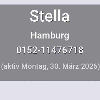Escort Stella in Hamburg