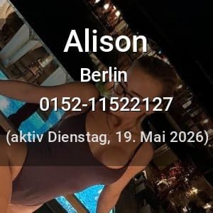 Escort Alison in Berlin
