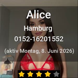 Escort TS Alice in Hamburg