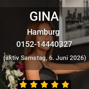 Escort GINA WhatsApp in Hamburg