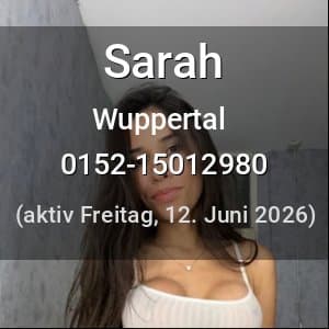 Escort Sarah in Wuppertal