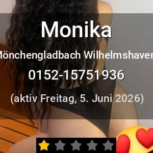 Escort Monika in Wilhelmshaven