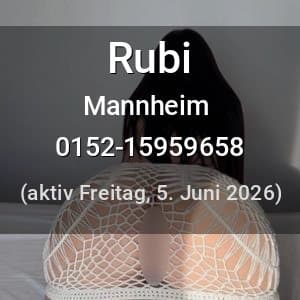 Escort Rubi in Mannheim