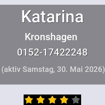 Escort Katarina in Lübeck