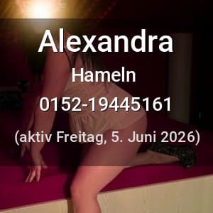 Escort Alexandra in Hameln
