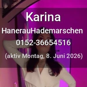 Escort Karina in HanerauHademarschen