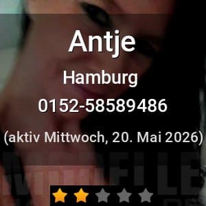 Escort Antje in Hamburg