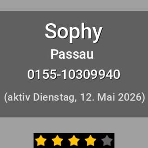 Escort Sophy in Ingolstadt