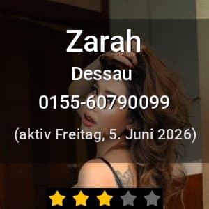 Escort Zarah in Dessau