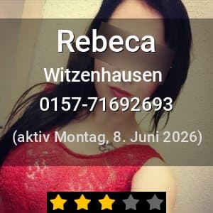Escort Rebeca in Witzenhausen