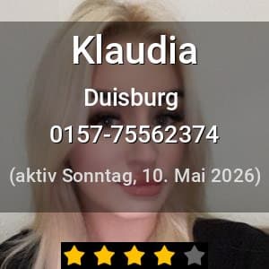 Escort Klaudia in Duisburg
