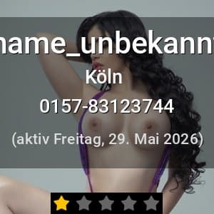Escort name_unbekannt in Köln