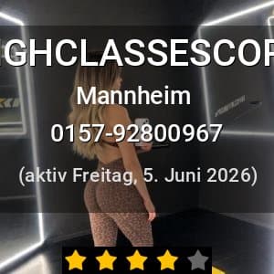 Escort HIGHCLASSESCORT in Mannheim