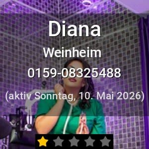 Escort Diana in Weinheim