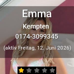 Escort Emma in Kempten