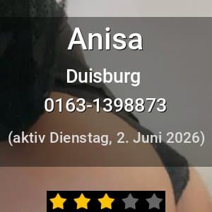 Escort Anisa in Duisburg