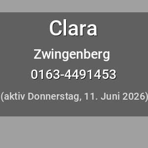 Escort Clara in Zwingenberg