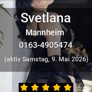 Escort Svetlana in Mannheim