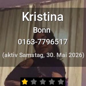 Escort Kristina in Bonn