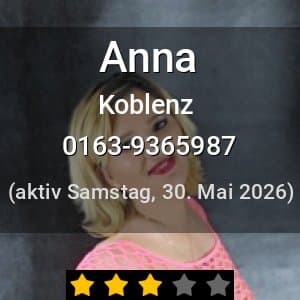 Escort Anna in Koblenz