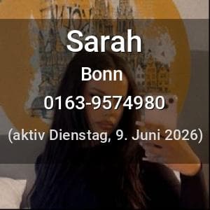 Escort Sarah in Bonn