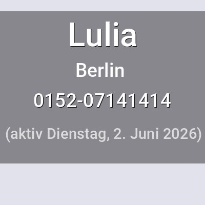 Escort Mihaelas in Berlin