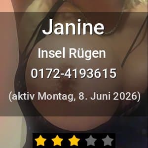 Escort Janine in Insel Rügen