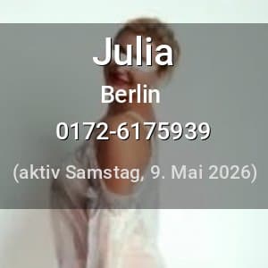 Escort Julia in Berlin