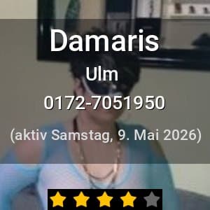 Escort Damaris in Ulm