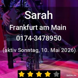 Escort Sarah in Frankfurt am Main
