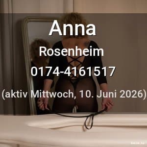 Escort Anna in Rosenheim