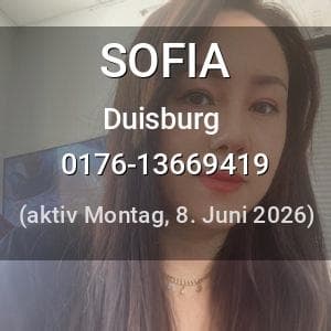 Escort SOFIA in Duisburg