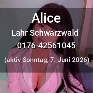 Escort Alice in Lahr Schwarzwald
