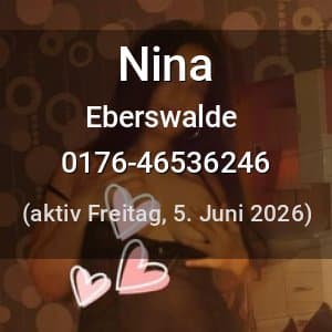 Escort Nina in Eberswalde
