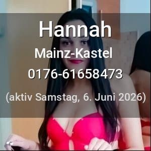 Escort Hannah in Mainz-Kastel