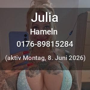 Escort Julia in Hameln