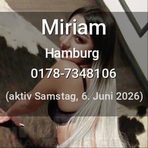 Escort Miriam in Hamburg