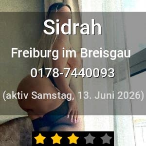 Escort Sidrah in Freiburg im Breisgau