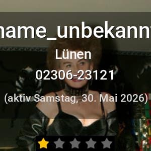 Escort name_unbekannt in Lünen