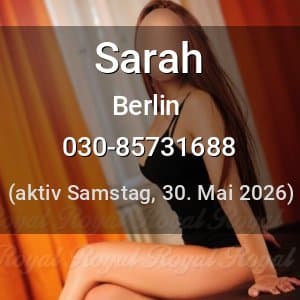 Escort Sarah in Berlin