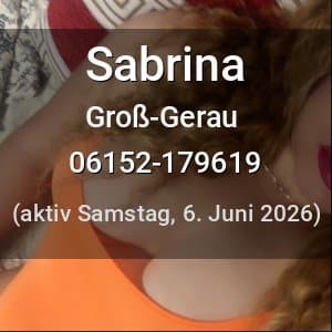 Escort Sabrina in Groß-Gerau